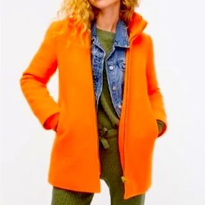 J. Crew Lodge Coat Italian Stadium Cloth Wool Coat in size 2